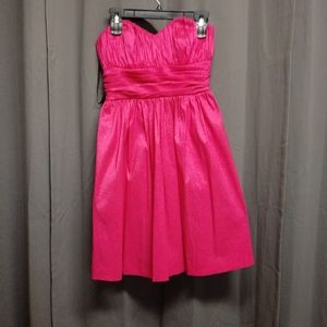 Cute hot pink short dress